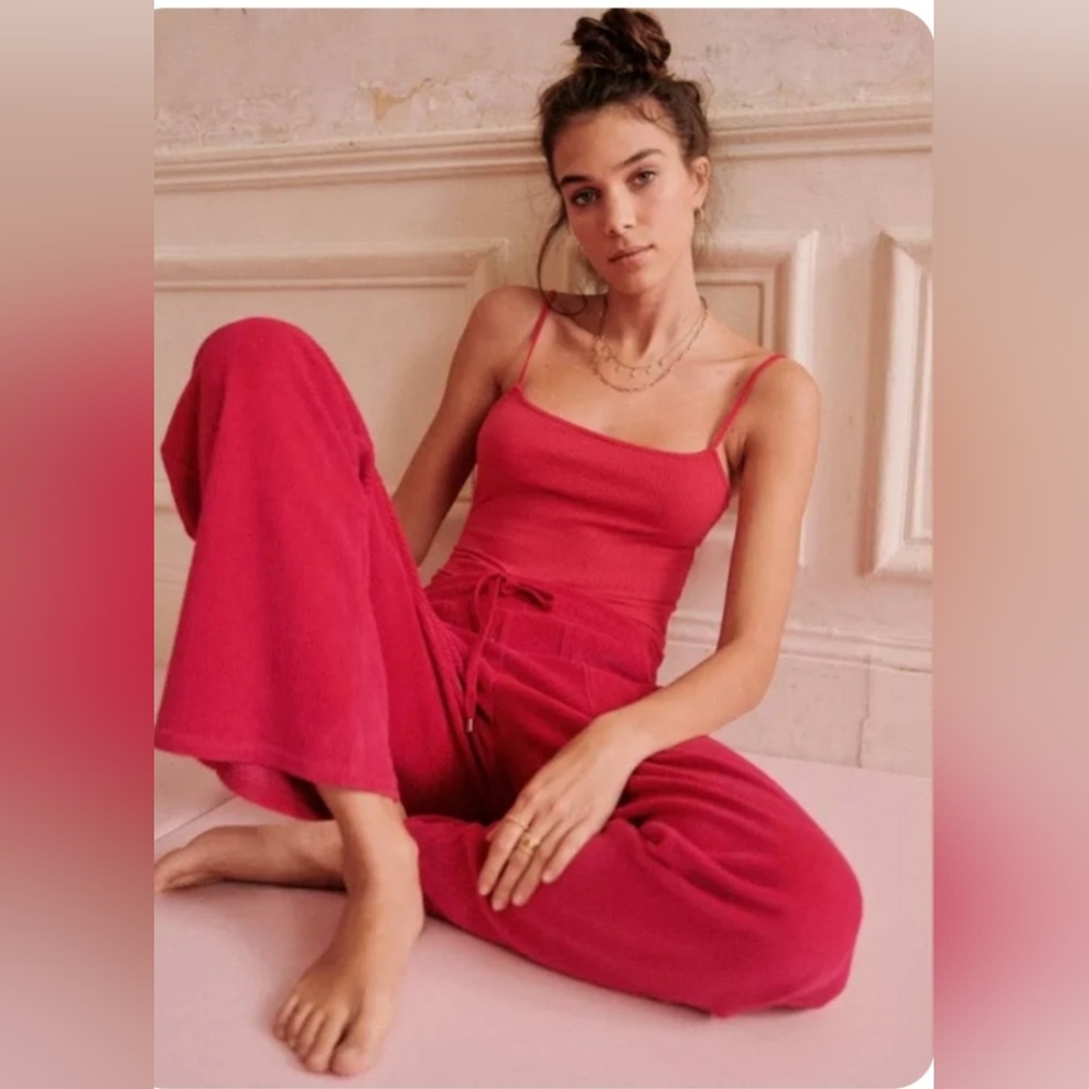 Sezane Red Bodysuit
